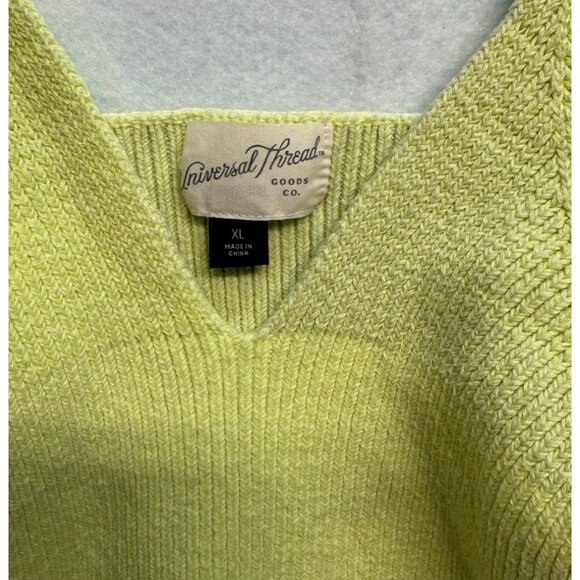 Universal Thread XL Lime Green Knit Crop Top - Picture 2 of 6